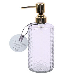GLASS SOAP DISPENSER 16OZ #27510