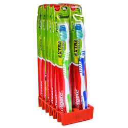 COLGATE TOOTHBRUSH EXTRA CLEAN POWER TIP MEDIUM