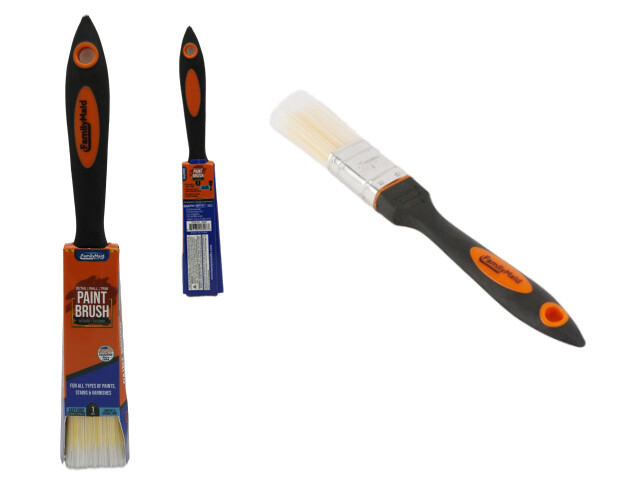 PAINT BRUSH 1&quot; RUBBER HANDLE