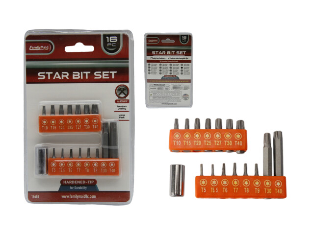 STAR BIT 16PC/SET