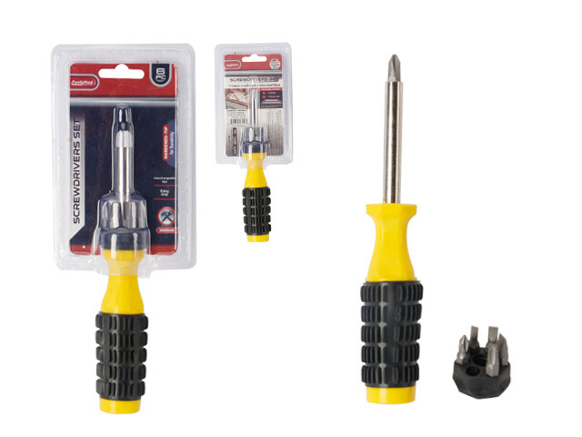 SCREWDRIVER SET 6 HEADS;
