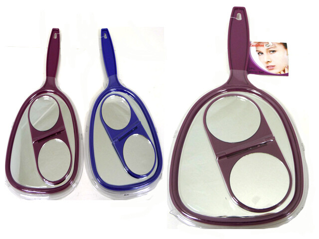 MIRROR 2PC 5X11.15&quot;H BIG; POCKET 2.5X5.25&quot;. PUR BL