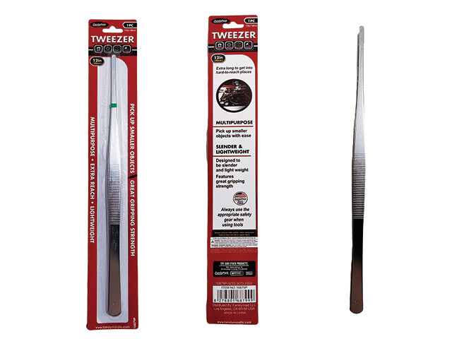 TWEEZERS METAL 11.8&quot; L