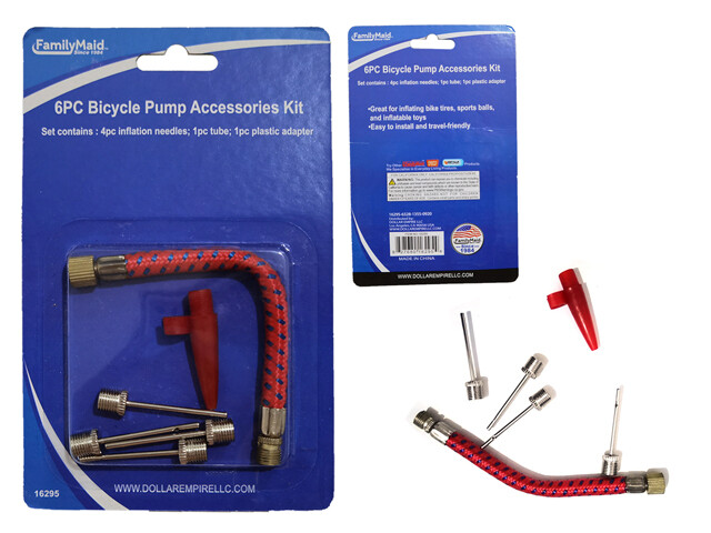 BICYCLE PUMP KIT 6PCS