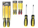 SCREWDRIVERS 6&quot; 2PC RED YEL HANDLE