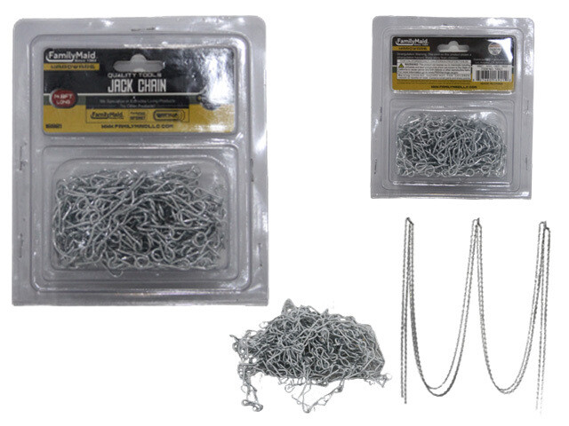 JACK CHAIN #16 SILVER 15FT LONG 1.5MM DIA 174G
