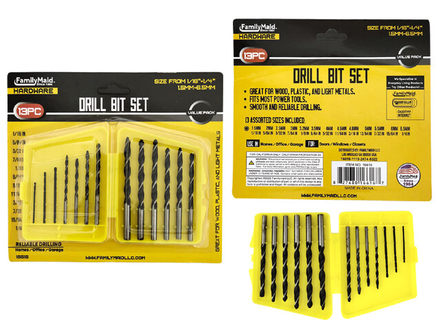 DRILL 13PC/SET SLIDE CARD;