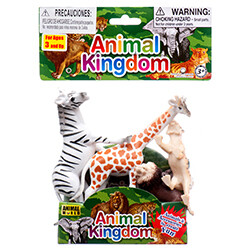 4pc Set Ocean World Animal Kingdom Farm Large Toys