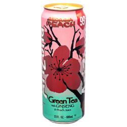 ARIZONA GEORGIA PEACH GREEN TEA 23 OZ PP99