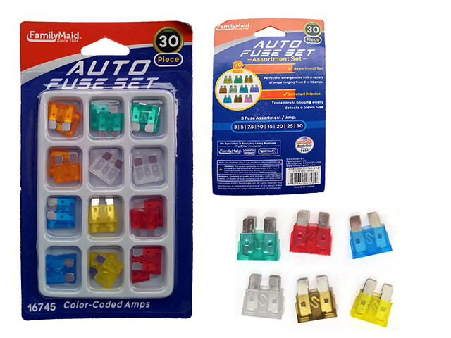 AUTO FUSE 30PC/SET;