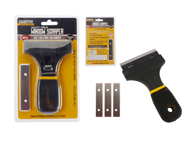 WINDOW SCRAPER 6PC 5.5&quot;L;