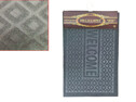 MAT WELCOME 15.7X23.6&quot; GREY,BROWN,RED CLR