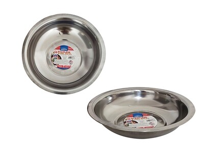 BOWL 11.2"DIA (28.5CM) STAINLESS STEEL;