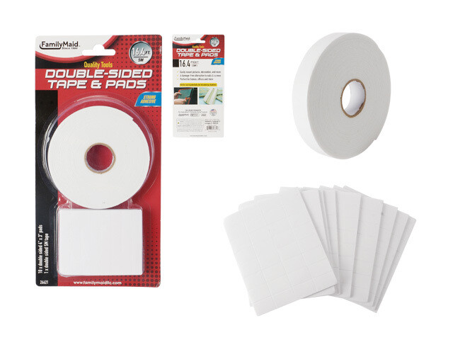 FOAM TAPE & PADS 11PC DOUBLE-SIDE 5M+10 SQUARES