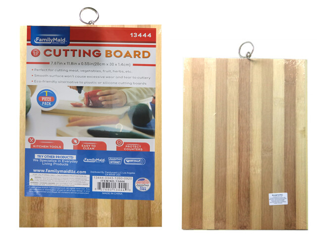 CUTTING BOARD BAMBOO;8.3"X11.8X0.55