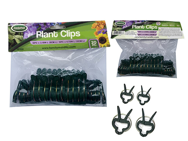 PLANT GARDEN CLIPS 20PC 2.56&quot;+1.57&quot;