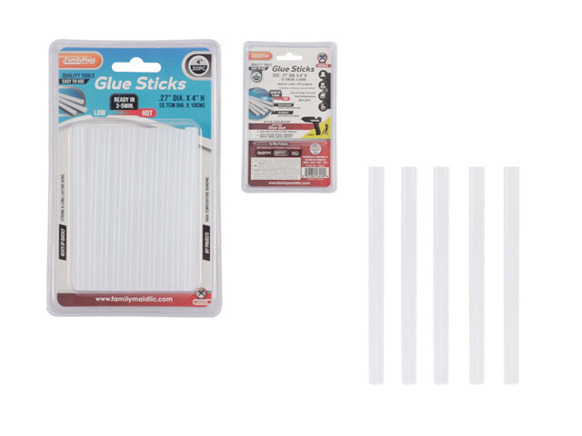 GLUE STICK 20PC HOT MELT 0.7X4&quot;;DB:4.5X7.5&quot; 16227
