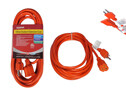 EXT CORD OUTDOOR 15FT 3 PRONG; ORANGE. 3 PRONG