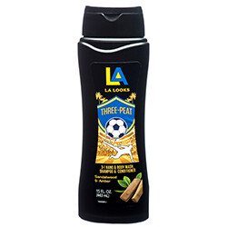 BODY WASH, 15oz THREE PEAT SAN