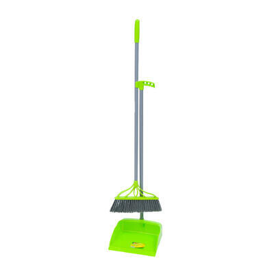 BROOM&amp;DUSTPAN SET,w/WOOD HANDL