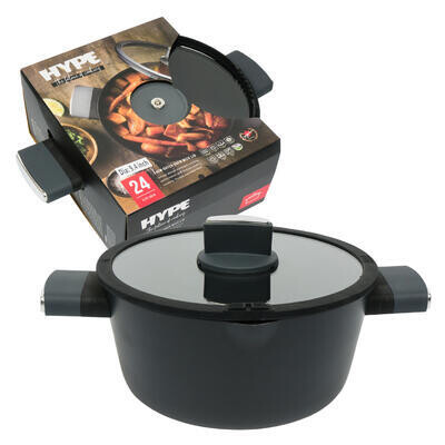 CASSEROLE,9.4&quot;BLK N.STICK COAT
