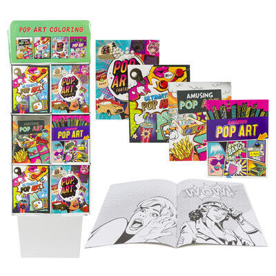 CLR&#39;G BK,32pgPOP ART 4ASST