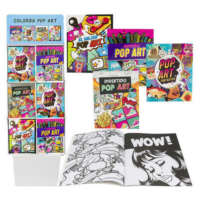 CLR&#39;G BK,32pg SPAN POP ART 4AS