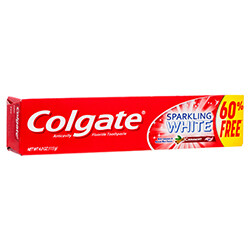COLGATE TOOTHPASTE 2.5 OZ + 60% FREE WHITE CINNAMON