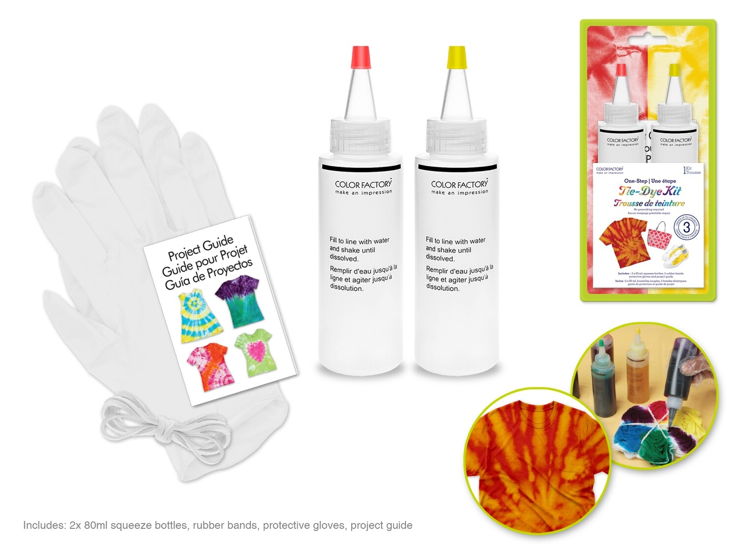 Color Factory: Tie-Dye Kit One-Step 10PC