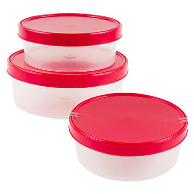 CONTAINER SET,6&quot;/8&quot; RED