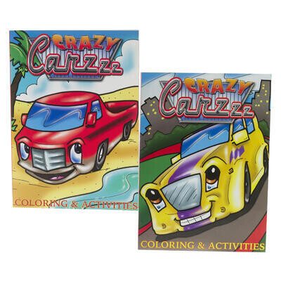 Crazy Carzzz Coloring &amp; Activities