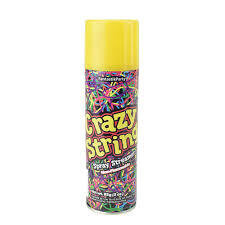 +CRAZY STRING SPRAY 3OZ ASST