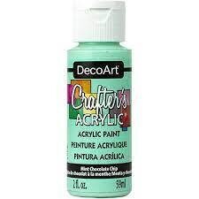 DecoArt. Crafters Acrylic. Mint Chocolate Chip. DC154