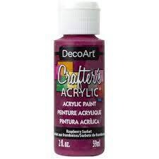 Deco Art. Crafters Acrylic.  Paint DCA163.  Raspberry Sorbet.   2fl.oz.