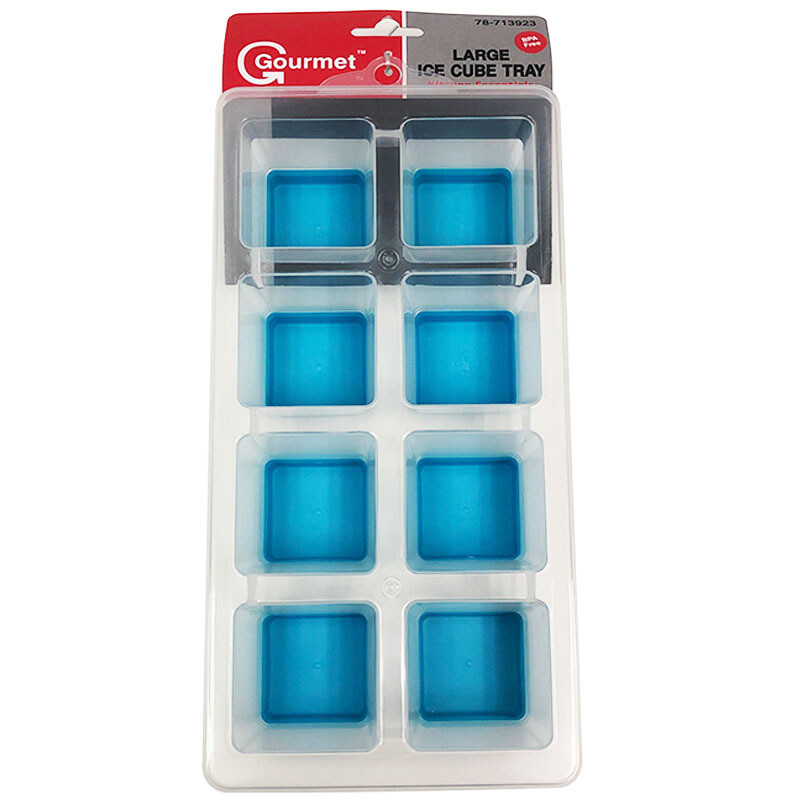 GourmetIceCubeTrayLargeSiliconeAsst