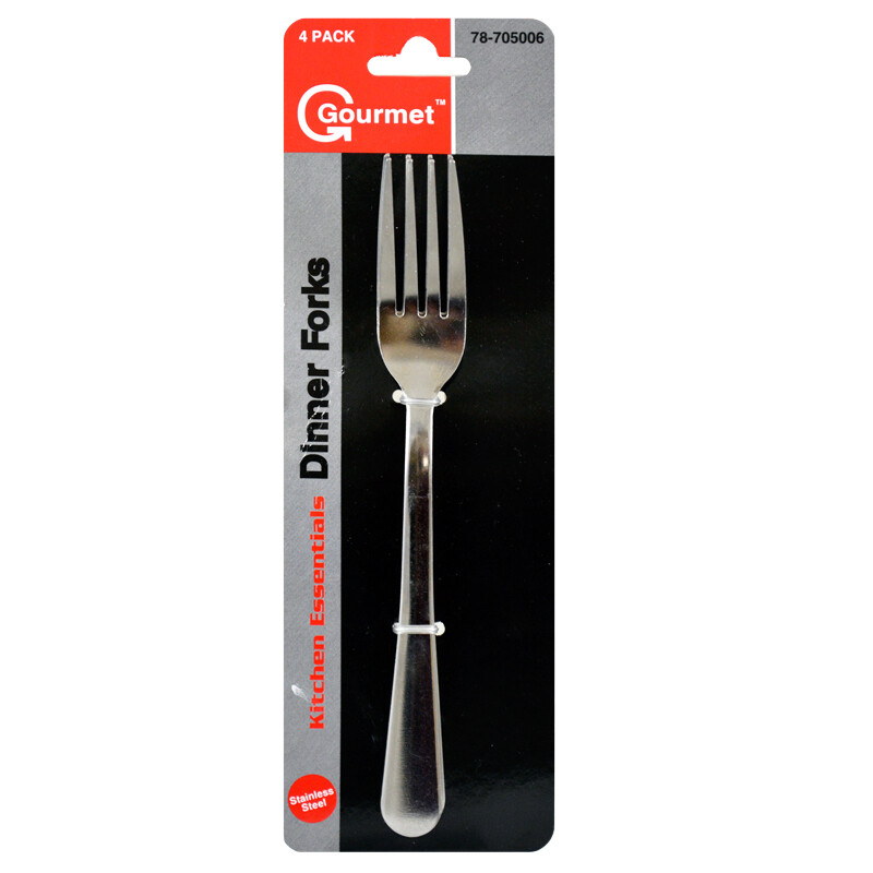 GourmetStainlessDinnerFork/4pk