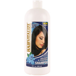 HAIRVITALIZE BALSAM &amp; PROTEIN SHAMPOO 32 OZ