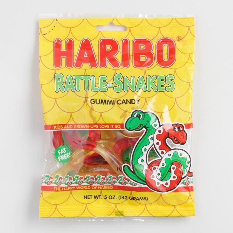 HARIBO RATTLESNAKE 5Z 12CT