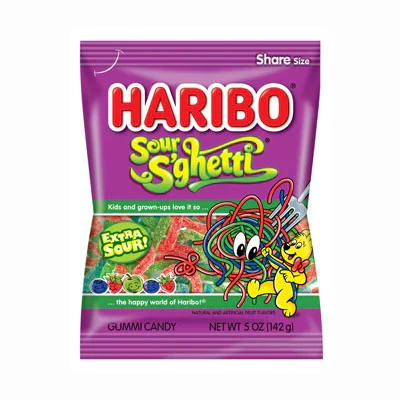 HARIBO SOUR S&#39;GHETTI 5Z 12CT
