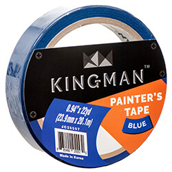 KINGMAN MASKING TAPE BLUE 0.94" X 40YDS