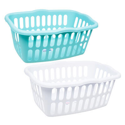 LAUNDRY BASKET,1½ bsl REC STER