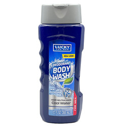 LUCKY BODY WASH COOL WATER 12 OZ