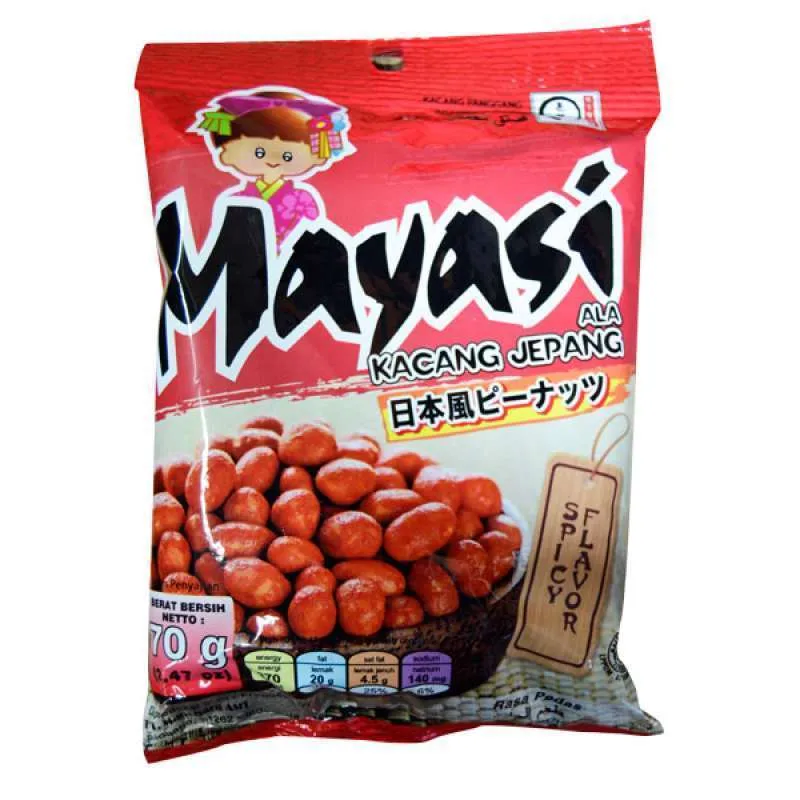 Mayasi Roasted Peanuts 2.29oz. Chili Flavor