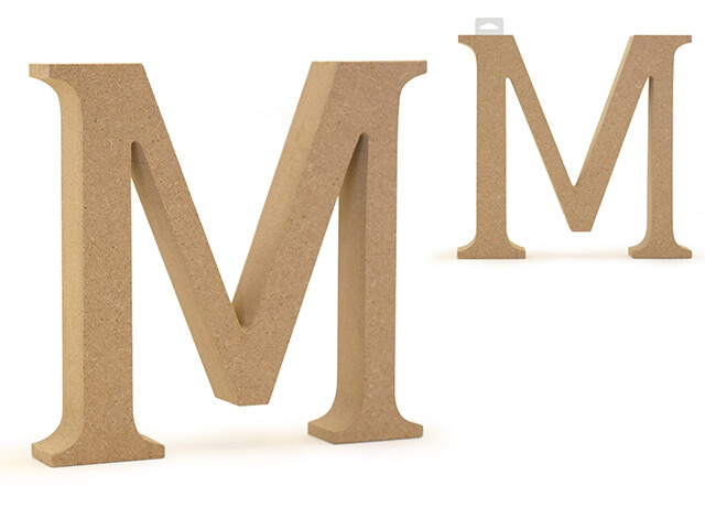 MC Wood Letters M