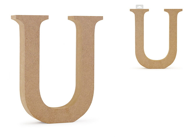 MC Wood Letters U