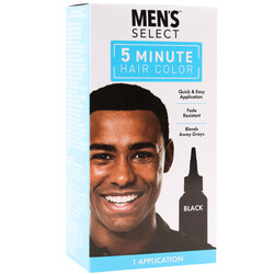 MEN SELECT HAIR COLOR BLACK