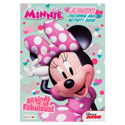 Minnie All Kids Of Fabulous Jumbo Coloring Book