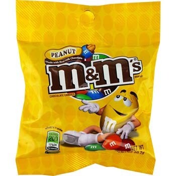 M&amp;M&#39;s-MilkPeanutCandy/2.55oz/#26373