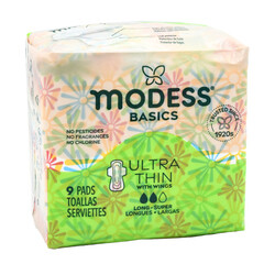 MODESS MAXI PAD LONG 9 CT