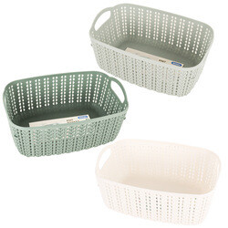 NUVALU PLASTIC KNIT BASKET #3